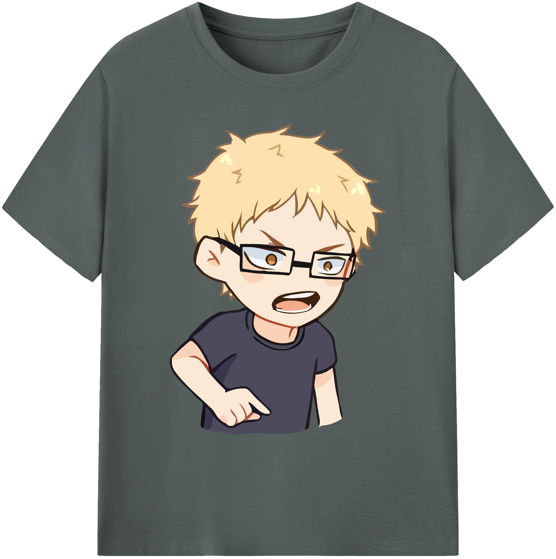 （画像用） ハイキュー!! Haikyu!! 綿100％ メンズ半袖Tシャツ｜肌触りやわらか＆通気性